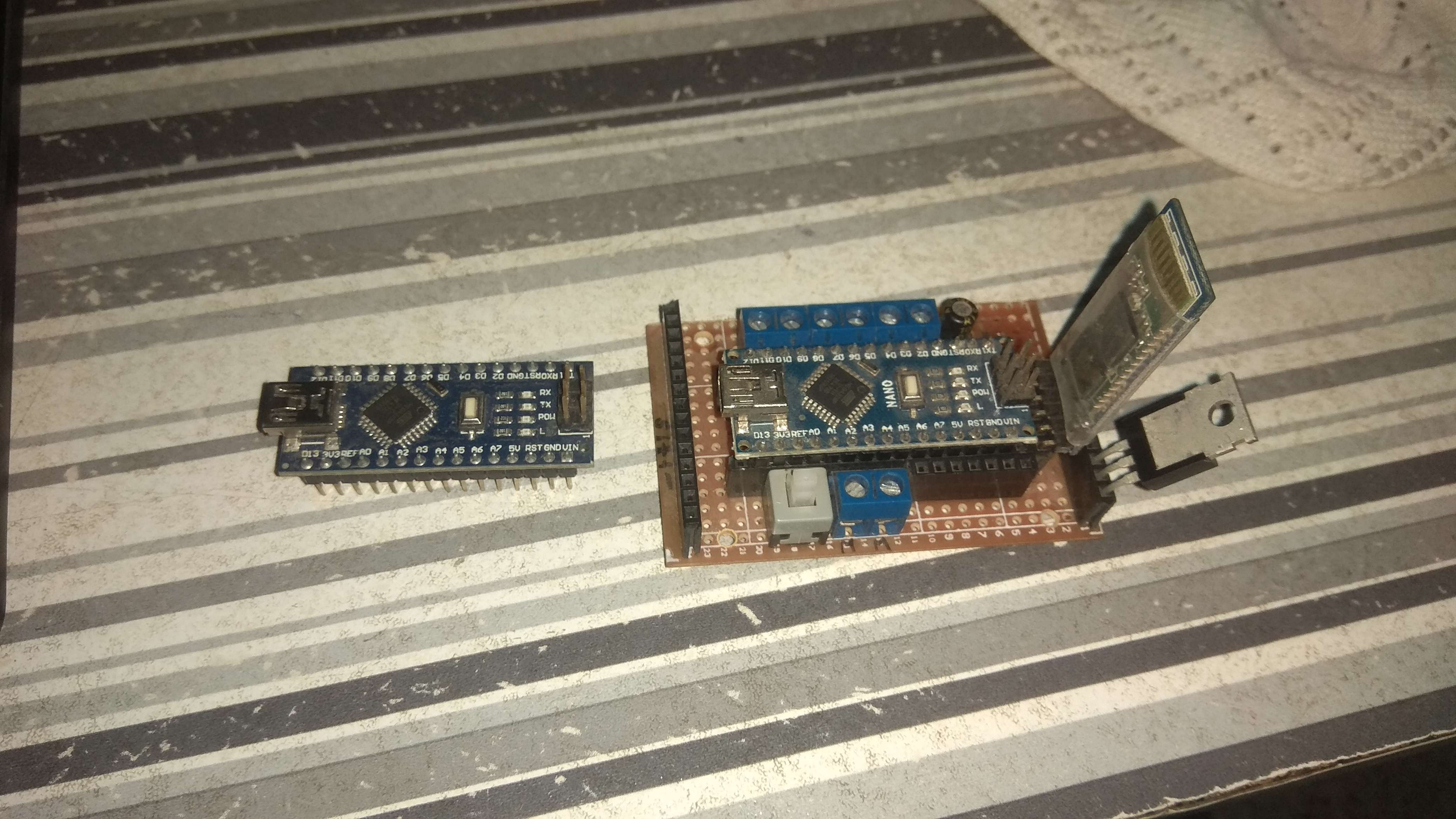 Custom pcb ( Arduino Nano, Bluetooth )