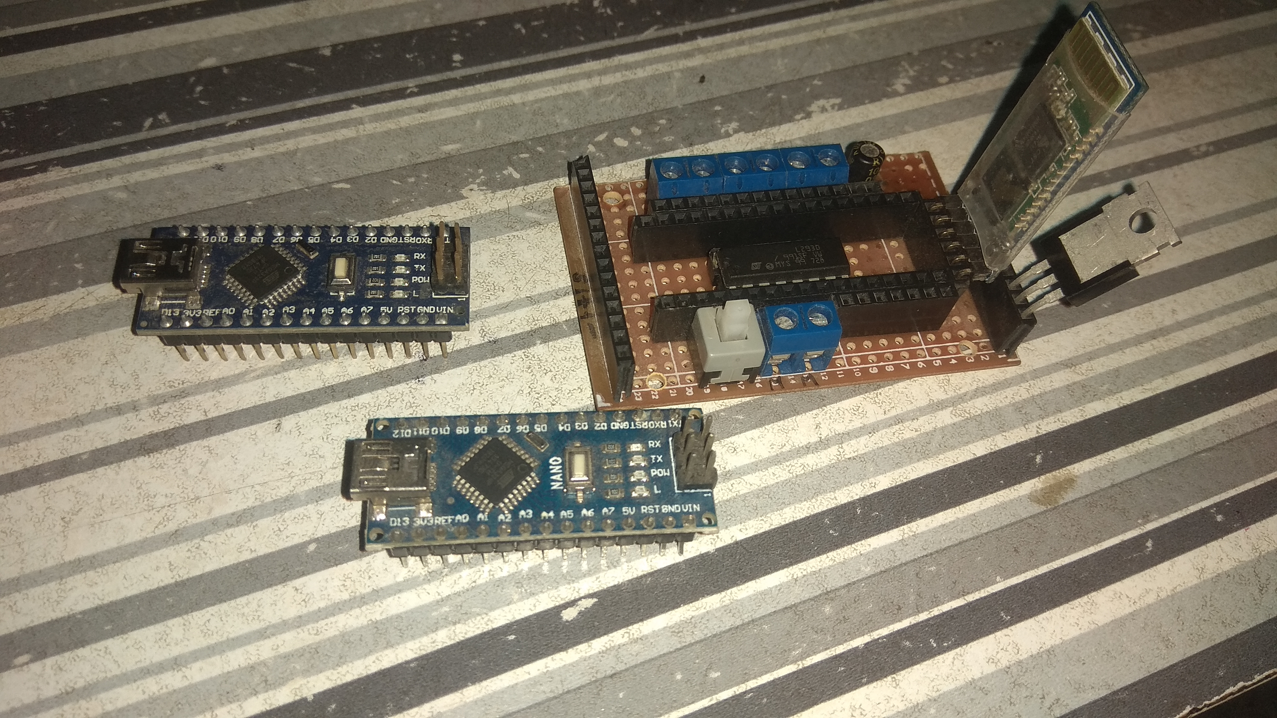 Custom pcb ( Arduino Nano, Bluetooth )